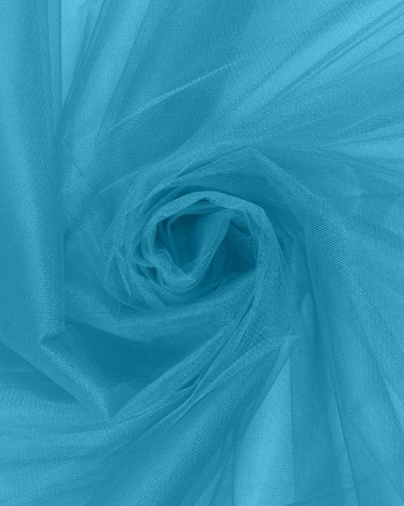 Фатин в рулоне “Kristal” (бирюзово-голубой) FK-23