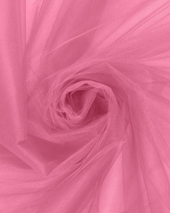 Фатин в рулоне “Kristal” (ярко-розовый) FK-8