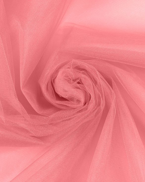 Фатин в рулоне средней жесткости (розовый грейфрут) FKN-13-roll