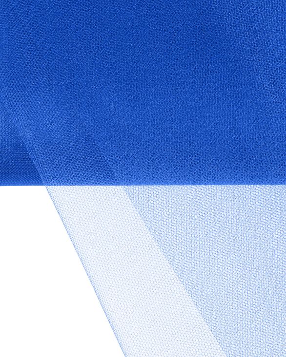 Фатин в рулоне средней жесткости (синий) FKN-37-roll