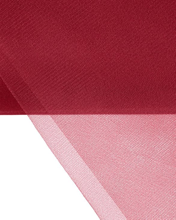 Фатин в рулоне средней жесткости (рубиновый) FKN-100-roll