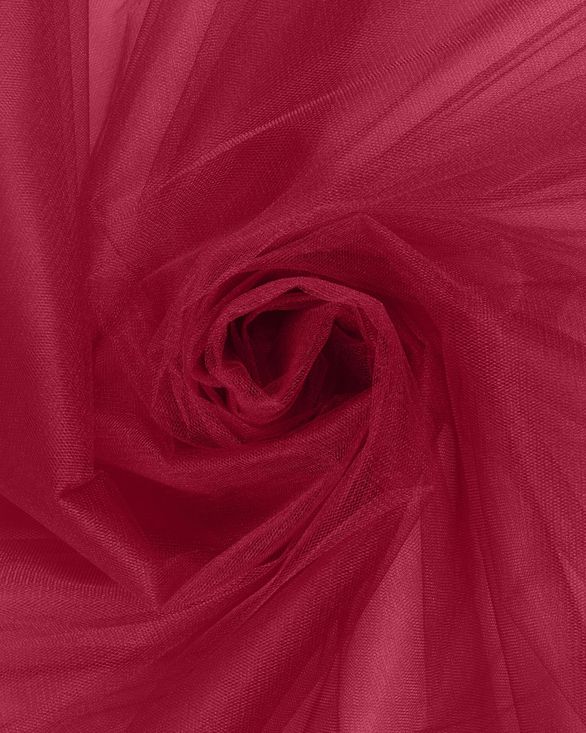 Фатин в рулоне средней жесткости (темная фуксия) FKN-54-roll