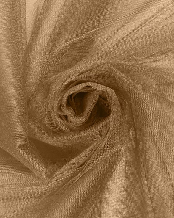 Фатин в рулоне средней жесткости (светло-бежевый) FKN-61-roll