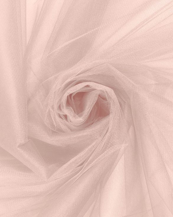 Фатин в рулоне средней жесткости (розовый персик) FKN-65-roll