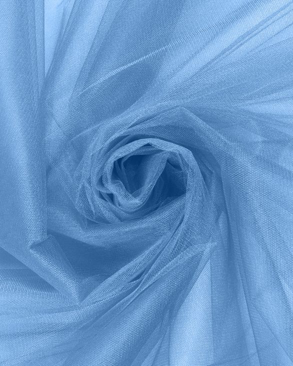 Фатин в рулоне средней жесткости (голубино-синий) FKN-66-roll