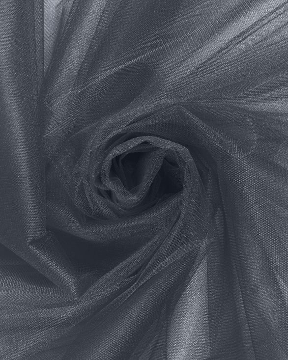 Фатин в рулоне средней жесткости (серый) FKN-74-roll