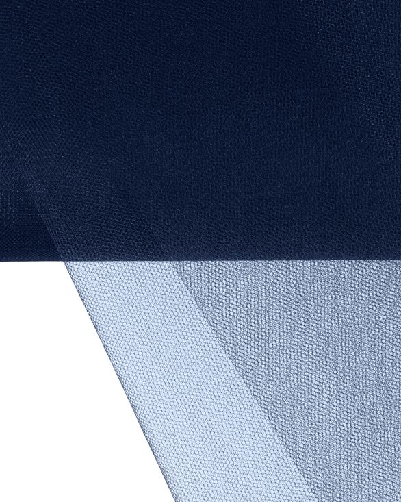 Фатин в рулоне средней жесткости (темно-синий джинсовый) FKN-110-roll