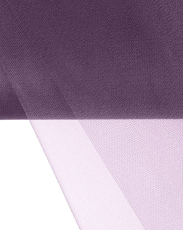 Фатин в рулоне средней жесткости (тускло-сиреневый) FKN-114-roll