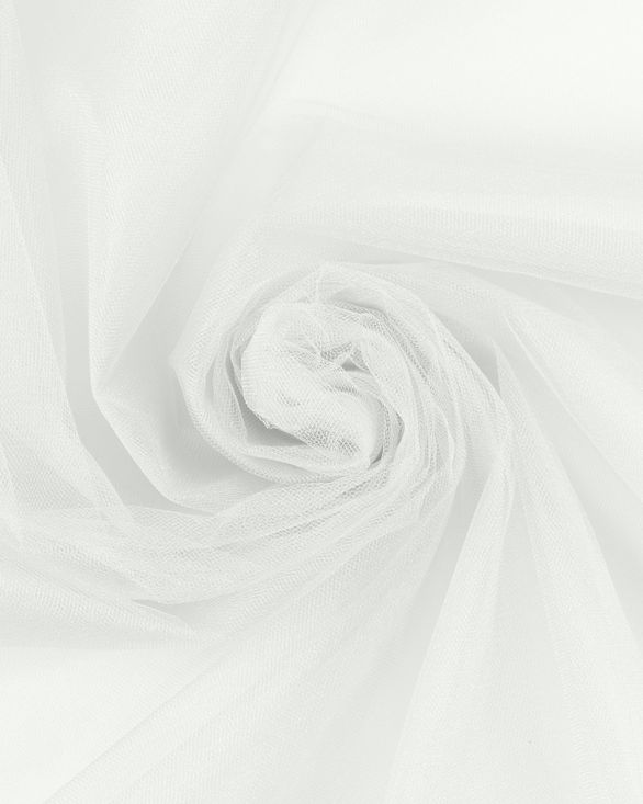 Фатин в рулоне средней жесткости (античный белый) FKN-131-roll